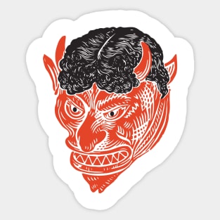 There Will Be Hell Toupée Sticker